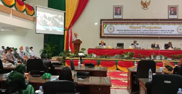 Rapat Paripurna Istimewa Milad Inhil ke 56