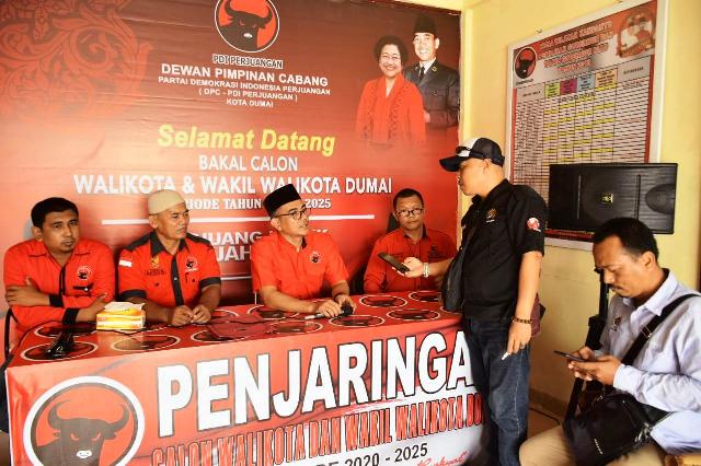 DPC PDI Perjuangan Kota Dumai Jaring Balon Wako dan Wawako 
