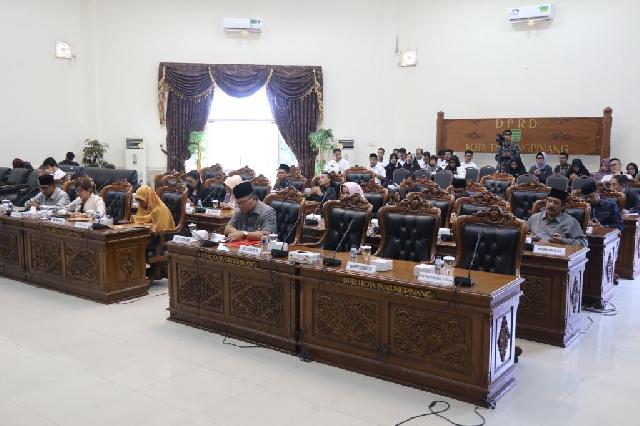 Paripurna Pandum Fraksi Terhadap 7 Ranperda dan Jawaban Walikota Terhadap Pandum Fraksi