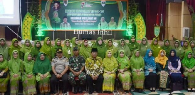 Bupati Wardan Hadiri Peringatan Harlah Muslimat NU ke-73