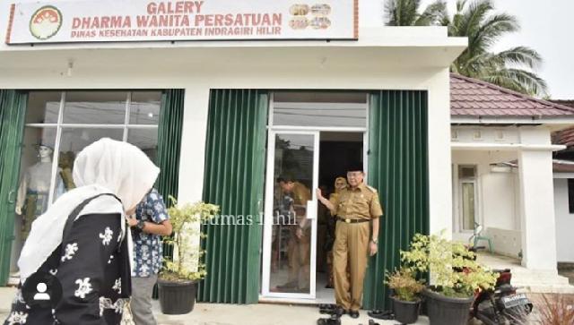 Bupati Tinjau Beberapa Fasilitas Ruangan di Dinkes Inhil