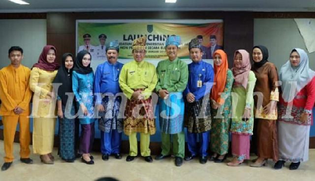 Bupati Inhil Launching Perizinan Online