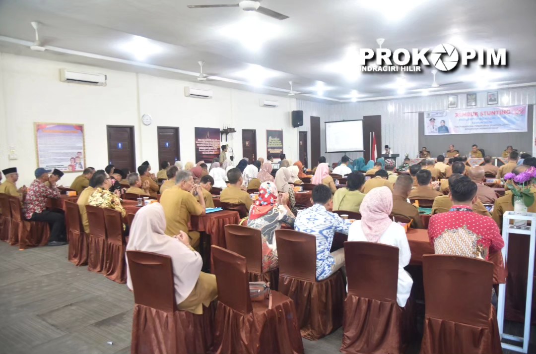Terus Lakukan Upaya Percepatan Penurunan Stunting, Pj Bupati Inhil dan Stakeholder Teken Komitmen Bersama