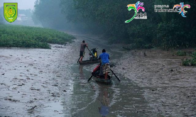 Dari Transportasi Biaya hingga Jadi Wisata Budaya Inhil, inilah Sampan Leper