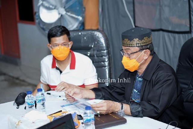 Bupati Inhil Kawal Proses Validasi Data Calon Penerima Bantuan Sosial Covid-19
