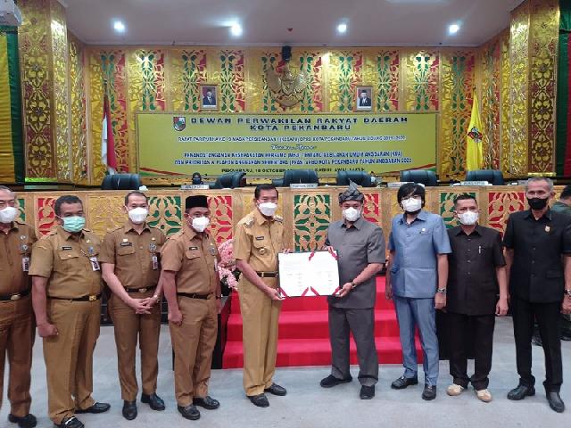 APBD Kota Pekanbaru Tahun Anggaran 2022 Disahkan Rp 2,560 Triliun