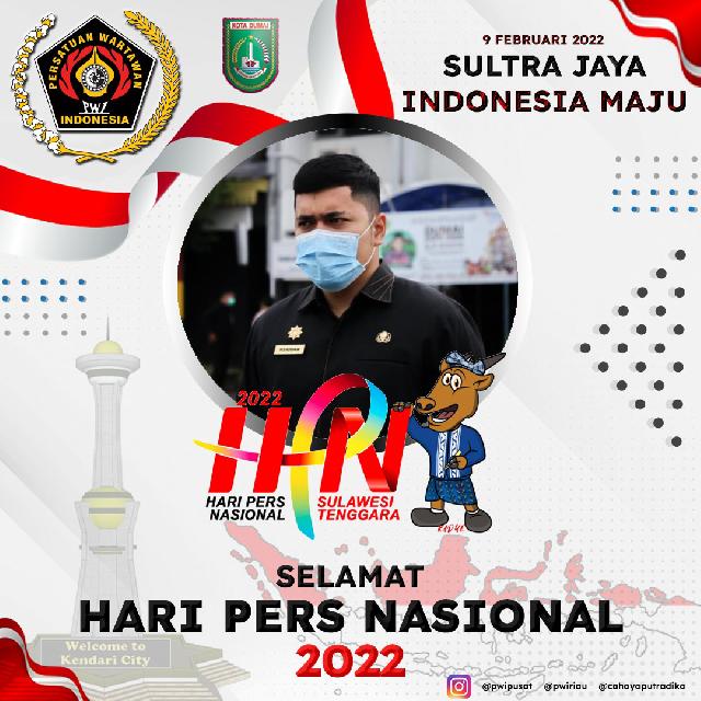 Kabid Informasi dan Komunikasi Publik Diskominfo Kota Dumai, Muhammad Saddam,S.STP,M.IP Mengucapkan Selamat Hari Pers Nasional 2022 dan HUT ke - 76 PWI